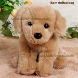 18cm Sitting Stuffed Dog Toys (labrador)
