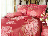 100% Luxury Mulberry Silk Jacquard Bedding Set (GE-100055)
