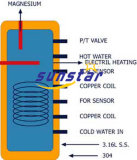 Pressurized 55mm Insulation Solar Water Tank
