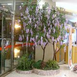 Artificial Tree with Purple Tofu Pudding True to Life Likeness