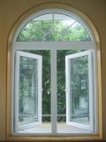 Heat-Insulation Aluminum Casement Window with Top Fixed Circle