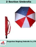 USA Flag 2 Fold Umbella, 28inchx8k Auto Open Umbrella
