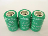Non Rechargeable 1/3AA Icr14180 3.6V Li-ion Battery