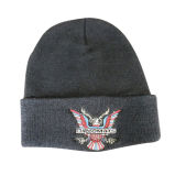3D Embroidery Custom Fashion Beanie Hat with High Quality