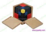 Montessori Method Sensorial Trinomial Cube Wooden Toys