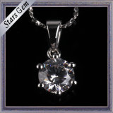 Simple and Fashion Style Synthetic Diamond Prong Setting Pendant Jewellery
