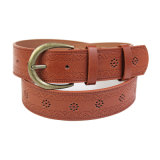 Fashion PU Belt for Women with Contrast Color