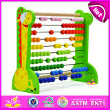2015 Colorful Wooden Math Toy for Kids, Educational Toy Wooden Abacus Frame for Children, Wooden Toy Abacus Frame for Baby W12A002