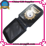 Metal Police Badge with 18k Gold Color