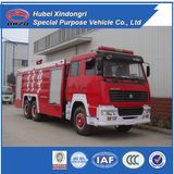 Sinotruk 6*4 Dry Powder Water Foam Tank Fire Truck