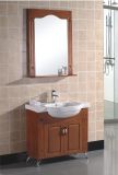 Oak Bathroom Cabinet Wood Sanitaryware Vanity with CE Certificate (805)
