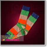 Men Striped Business Socks (MNE0045)