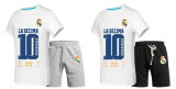 2014 Real Madrid League 10 Champions T-Shirt, Short Sleeve Sports Wear
