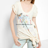 Lady Fashion Printing Polo T-Shirt (CHNL-TSH007) ,