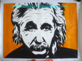 Oil Painting, Einstein Oil Painting, Portrait Oil Painting