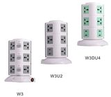 11 Way 2USB Extension Socket, Plug Socke Switch Electrical Socket