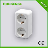 Good Switch Hoosense Electrical Appliance Manufacturing Double Schuko Socket
