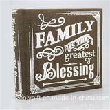 Wholesale Printed Linen Fabric Family Photo Album for 4X6