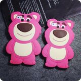 Wholesale 3D Carton Bear Silicon Phone Case for iPhone 4/5/6/6s