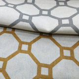 Ikat Geometric Linen Printed Sofa Fabric