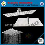 Slim Stainless Steel Shower Faucets in Bathroom