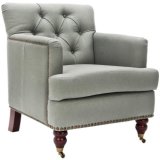 Modern Linen Fabric Accent Chair Club Chair (WGK8057)