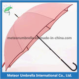 Color Leather Handle Automatic Fashion Gift Umbrella for Sun and Rain