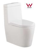 Sanitary Ware Washdown Round Ceramic One Piece Toilet (1032)