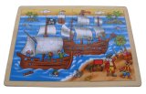 Pirate Wooden Jigsaw Puzzle Carb (34040)