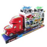 PP Material Friction Trailer Truck Toy