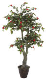 Artificial Camellia Flower Tree Artificial Tree Branches and Leaves 0045