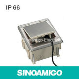 Stainless Steel Floor Outlet Siemon Home Cabling System