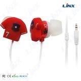 3D Logo Earphones with Cute Design