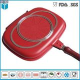 Happy Call Double-Side Pressure Jumbo Grill Pan Diamond Coating