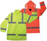 High Visibility Reflective Raincoat with Two Pocket Yg722