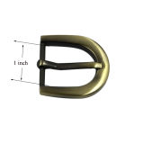 1 Inch Pin Buckle Metal Belt Buckle Round Belt Buckle