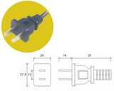 2 Pins China Plug (JY-21)