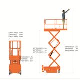 7.4m Electric Scissor Lift (JCPTZ7.406DC)