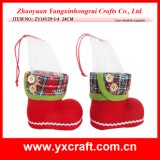 Christmas Decoration (ZY14Y29-3-4 24CM) Christmas Felt Red Boot