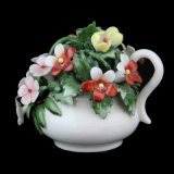 Ceramic Gift Artificial Wedding Flowers Home Decoration Size: 7x6cm (YH800)