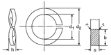 Split Spring Washer