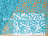 Fashion High Quality Guipure / French Lace for Dress Cl4055-9 Aqua