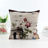 New-Style Yarn Dyed Jacquard Cushion Like Embroidery Pillow (LPL-47)