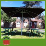 Outdoor Used Square Central Side Post Umbrella