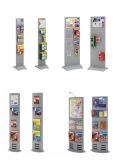 Metal Multi-Functional Display Stand with Brochure Holders