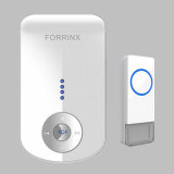 Forrinx Downloadable MP3 Wireless Doorbell IP44 Waterproof Push Button