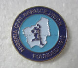 Nigeria Civil Reunion Metal Nickel Lapel Pin Badge (badge-065)