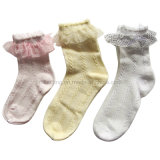 Fashion Children Socks with Lace CS-110
