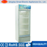 Horizontal Glass Door Supermarket Commercial Display Refrigerator