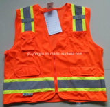 High Visibility Reflective Security/Safety Vest for Working (yj-102206)